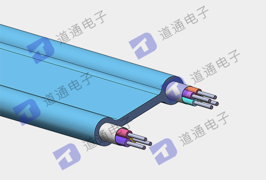 NOUL 32#X4C+32#X2P TPU OD2.0X3.6扁平线